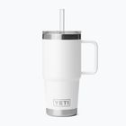Cană termică YETI Rambler Straw 739 ml white