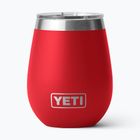 Cană termică YETI Rambler Wine Tumbler 295 ml rescue red