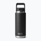 Sticlă termică YETI Rambler Straw 769 ml black