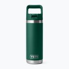 Sticlă termică YETI Rambler C Straw 532 ml black forest green