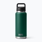 Sticlă termică YETI Rambler Chug 1064 ml black forest green