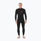 Costum de înot pentru bărbați Rip Curl F-Bomb Fusion 4/3 mm Chest Zip black