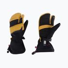 LENZ Heat Glove 8.0 Finger Cap Lobster mănușă de schi încălzită negru și galben 1207