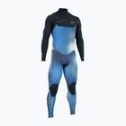 Costum de înot pentru bărbați ION Seek Core 5/4 Front Zip blue gradient