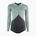 Costum de înot pentru femei ION Amaze Hot Shorty 1.5 Front Zip light olive