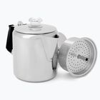 Aparat de cafea turistic GSI Outdoors Glacier Stainless 6 Cup Perc W/Silicone Handle polished
