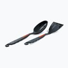 Set turistic Gsi Outdoors Pack Spoon/Spatula black/orange