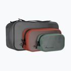Set de organizatoare Sea To Summit Hydraulic Packing Cube 3 pcs. picante/laurel wreath/jet black