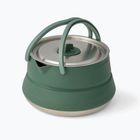 Ceainic turistic Sea To Summit Detour Stainless Steel Collapsible 1,6 l green