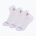 Șosete pentru copii Air Jordan Jumpman Quarter 3 pairs white