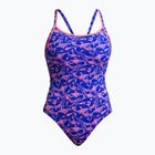 Funkita Diamond Back One Piece pentru femei costum de baie minky pinky