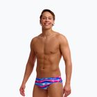 Slipuri de înot pentru bărbați Funky Trunks Classic Brief color cutaway