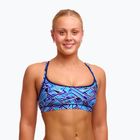 Top costum de baie Funkita Sports Top blue bits
