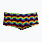 Boxeri de înot pentru copii Funky Trunks Sidewinder Trunks rainbowie