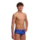Boxeri de baie pentru băieți Funky Trunks Sidewinder Trunks scratchy