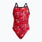 Costum de baie întreg pentru copii Funkita Single Strap One Piece scribbles