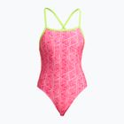 Costum de baie întreg pentru femei Funkita Tie Me Tight One Piece sweet stack