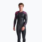 Costum de triatlon pentru bprbați 2XU Propel PRO 3 mm black/punk pink