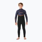Costum de înot pentru copii Rip Curl Flashbomb 4/3 mm Chest Zip purple night