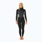 Costum de înot pentru femei Rip Curl Dawn Patrol 3/2 mm Chest Zip black/black/multi