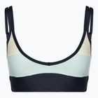 Partea de sus a costumului de baie Rip Curl Block Party Spliced Crop navy