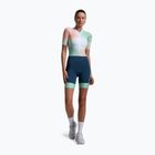 Combinezon de triatlon pentru femei 2XU Aero Hex Sleeved jelly mint/majol