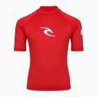 Tricou de înot pentru copii Rip Curl Waves Upf lava red
