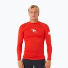 Bluză cu mânecă lungă pentru înot bărbați Rip Curl Waves Upf Perf lava red