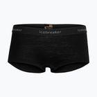 Boxeri termoactivi pentru femei Icebreaker Merino 200 Oasis Boy Shorts black