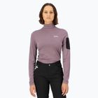 Bluză termică damă Mons Royale Diversion Mock Neck mauve