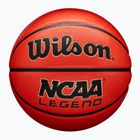 Minge de baschet Wilson NCAA Legend orange/black mărimea 7