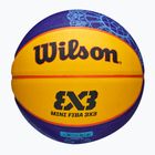 Minge de baschet pentru copii Wilson Fiba 3X3 Mini Paris 2004 blue/yellow mărime 3