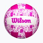 Minge de volei Wilson Stamp purple/white mărimea 5