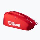 Geantă de tenis Wilson Super Tour Red 6PK red