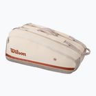 Geantă de tenis Wilson Roland Garros Super Tour 9PK cream/ clay