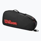 Geantă de tenis Wilson Clash V3 Super Tour 3PK black/ infrared
