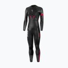 Costum de neopren de triatlon pentru femei Synergy Adrenaline Full Sleeve 5 mm black/red