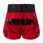 Pantaloni scurți de antrenament pentru bărbați Venum Inferno Muay Thai roșu/gri cărbune/negru