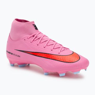 Încălțăminte de fotbal pentru bărbați Nike Mercurial Superfly 10 Academy MG magic flamingo/black/total crimson