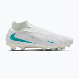 Încălțăminte de fotbal pentru bărbați Nike Phantom 6 High Pro FG white/white/dusty cactus