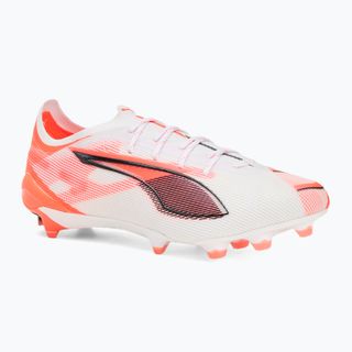 Încălțăminte de fotbal pentru bărbați  PUMA Ultra 5 Ultimate FG puma white/puma black/glowing red
