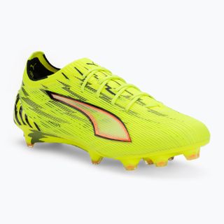 Încălțăminte de fotbal PUMA Ultra 6 Ultimate FG yellow alert/puma black/glowing red/lime squeeze