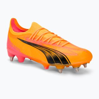 Încălțăminte de fotbal PUMA Ultra Ultimate MxSG sunset glow/puma black/sun stream Încălțăminte de fotbal PUMA Ultra Ultimate MxSG sunset glow/puma black/sun stream