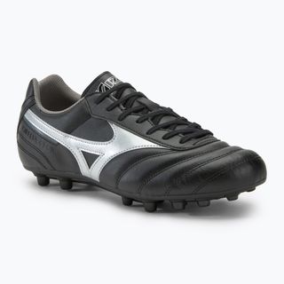 Încălțăminte de fotbal pentru bărbați Mizuno Morelia II Club AG black/galaxy silver/dark shadow Încălțăminte de fotbal pentru bărbați Mizuno Morelia II Club AG black/galaxy silver/dark shadow