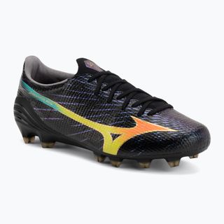 Încălțăminte de fotbal Mizuno Alpha III Japan FG black/lava orange/evening primrose