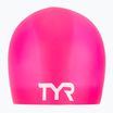 Cască de înot TYR Wrinkle Free Silicone pink