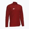 Pulover de fotbal pentru copii New Balance Training 1/4 Zip tricotat maroon NBEJT9035