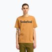 Tricou pentru bărbați Timberland Tfo Wordmark Logo wheat boot