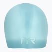 Cască de înot  TYR Long Hair Wrinkle Free Silicone light blue