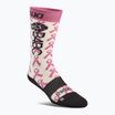 Șosete de snowboard pentru femei ThirtyTwo B4BC Merino pink/white